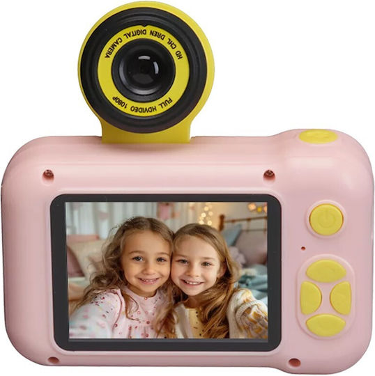 Denver KCA-1351RO Compact Φωτογραφική Μηχανή Full HD (1080p) Ροζ