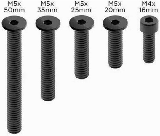 Replacement Screws Pro Screw Set Black Qlp-rss-pro-bk Quad Lock
