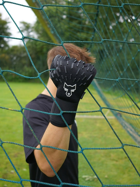 Fearless Goalkeepers Wolf Pro Γάντια Τερματοφύλακα Ενηλίκων & Παιδικά Μαύρα
