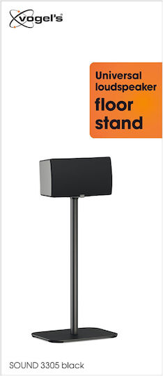 Vogel's Speaker Stands Sound 3305 Floor Stand L in Black Color 8153350