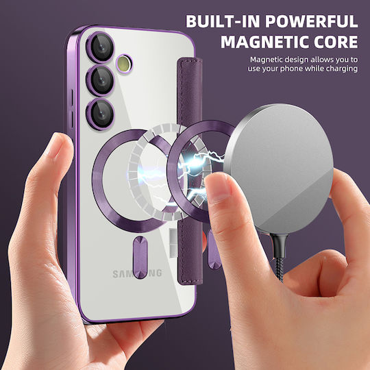 Techsuit Buchen Sie Silikon Lila (Galaxy S23)
