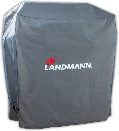 Landmann Acoperire Grătar Gri din Poliester cu Protecție UV 96bucx60bucx120buc