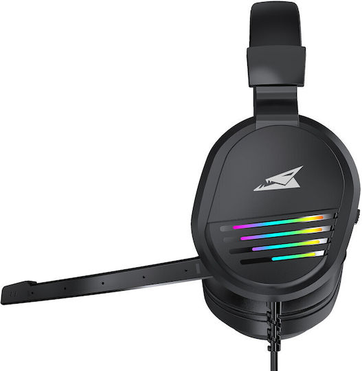 Barracuda Pearl Black Over Ear Gaming Headset with Connection 2x3.5mm / USB