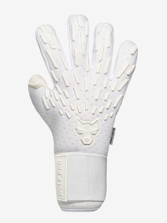 Fearless Goalkeepers Wolf Pro Adults & Kids Goalkeeper Gloves White