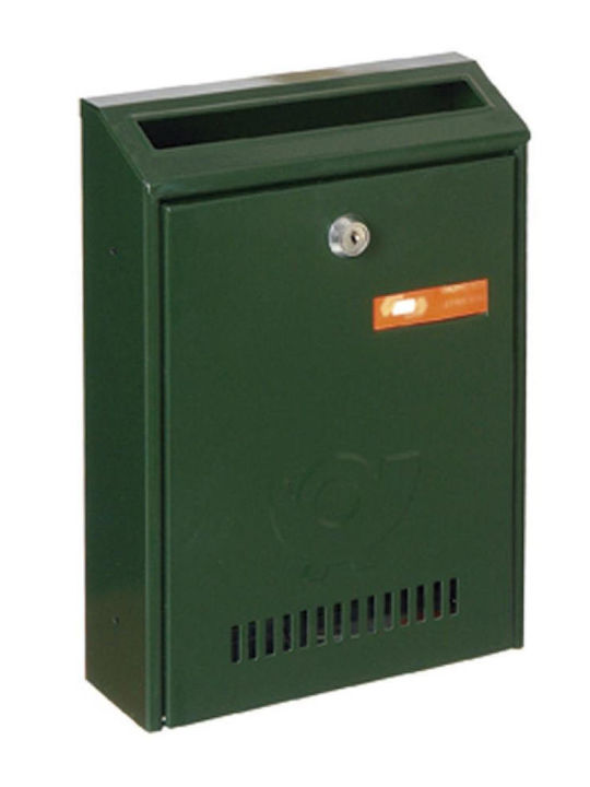Viometal Outdoor Metal Mailbox in White Color 17.5cm
