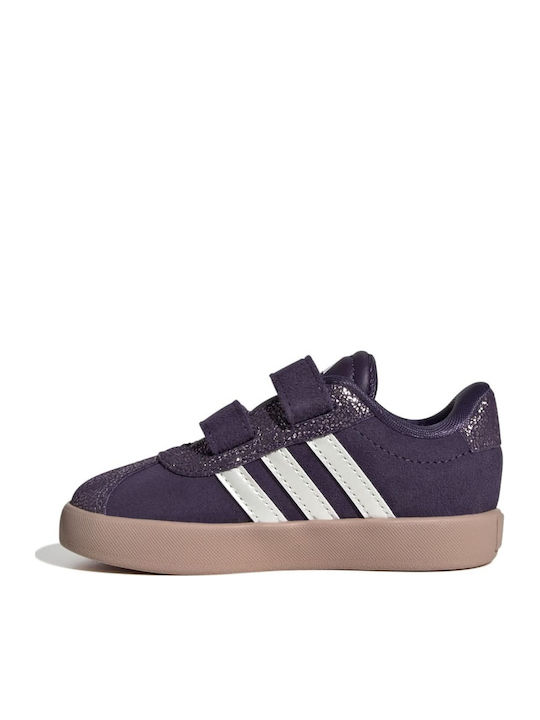 Vl Court 3.0 Παιδικά Sneakers με Σκρατς Μωβ