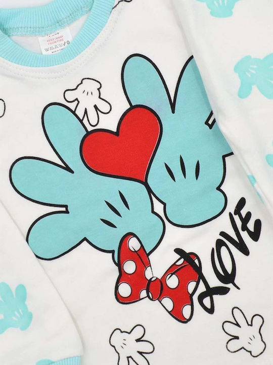 Extan Bebe Kids' Pajamas Sky Blue