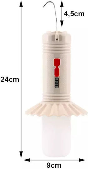Verk Group LED Glühbirne für Camping Wasserdicht mit Taschenlampe & Powerbank