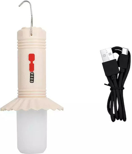 Verk Group LED Glühbirne für Camping Wasserdicht mit Taschenlampe & Powerbank