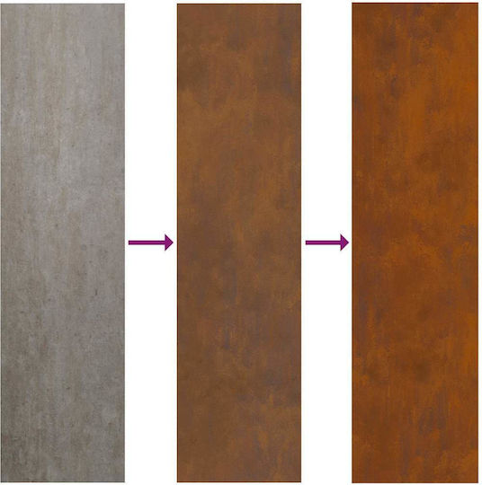 Vidaxl Διακοσμητική Πλάκα Κήπου Σκ Rusty 32 X 140 Εκ Ανθεκτικό Ατσάλι