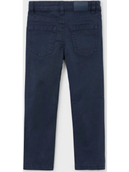 Pantaloni din Material Textil pentru Copii Albastru închis