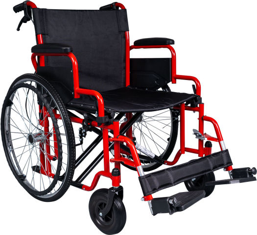 Kifidis Orthopedics Scaun Cu Rotile 24" Pliabil 76cm 0808527 Auriu