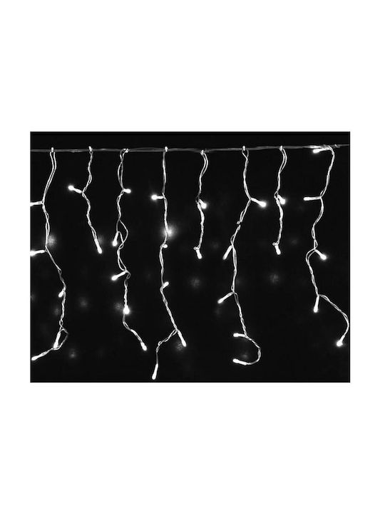 144 Lights LED 3m. x 60cm Cold White type Rain 1pcs