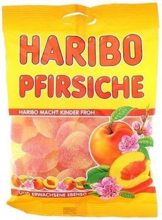 Haribo Confectionery with Peach Flavour 100gr