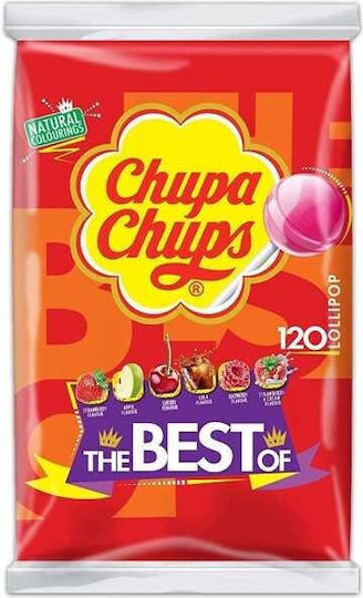 Chupa Chups 120 Lollipops with Flavor Cola / Milky / Fruit 1pcs 1440gr