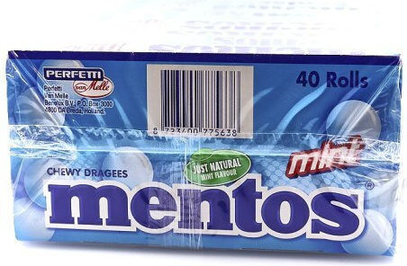 Mentos Καραμέλες με Γεύση Μέντα 40τμχ