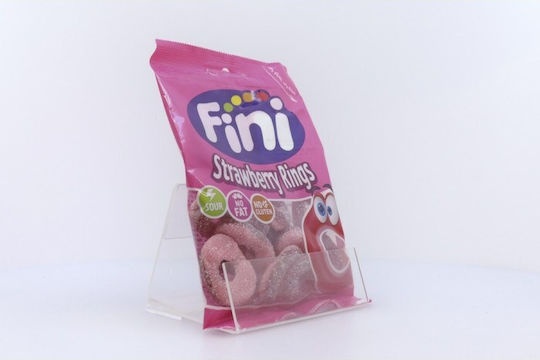 Fini Ζαχαρωτά Rings με Γεύση Strawberry Χωρίς Γλουτένη 100gr