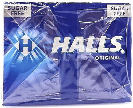 Halls Cool Bonbons mit Minzgeschmack Ohne Zuckerzusatz 20 Stück