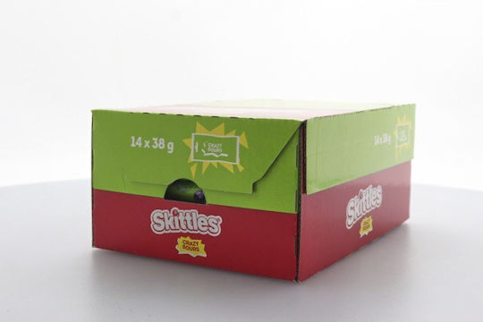 Skittles 38gr Crazy Sours 14x38gr