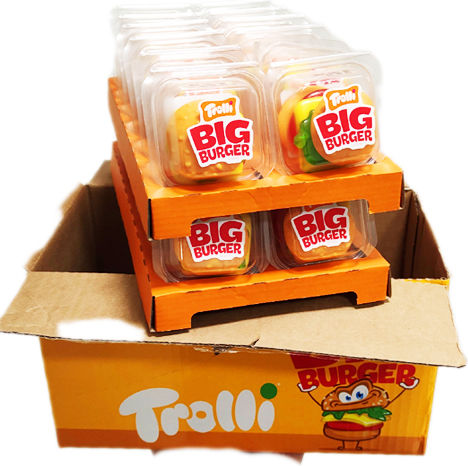 Trolli Jellies XXL Burger 24pcs 50gr