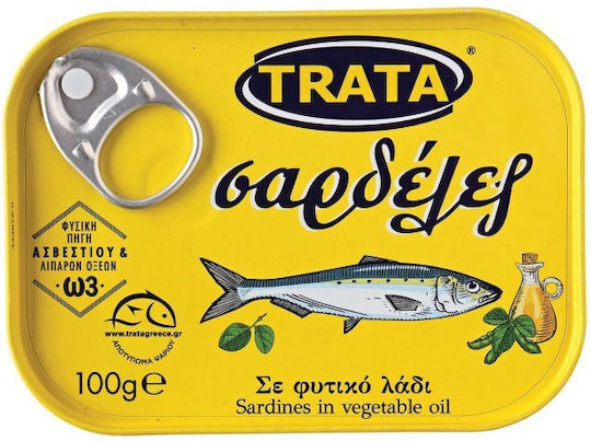 Trata Σαρδέλες Φυτικο Λαδι 100gr
