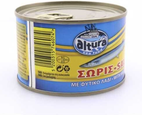 Altura Mackerel Soris in Vegetable Oil 250gr