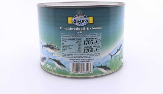 Altura Tuna Fish in Vegetable Oil 1705gr