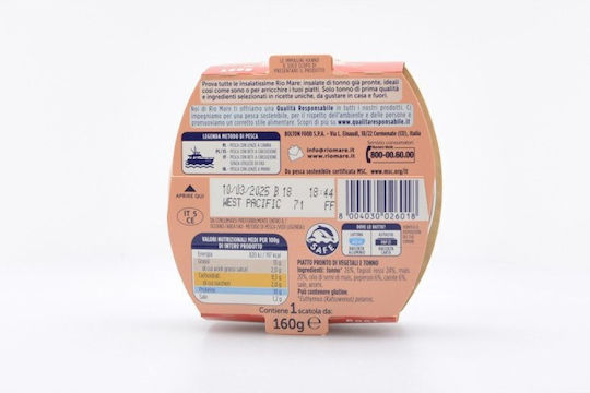 Rio Mare Τονοσαλάτα Insalatissime Μεξικάνα 160gr
