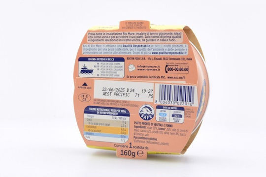 Rio Mare Tuna Salad Insalatissime Mais 160gr