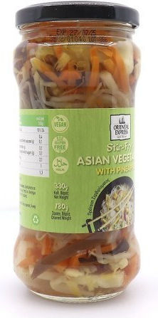 Oriental Express Mixed Asian Vegetables 330gr 330ml