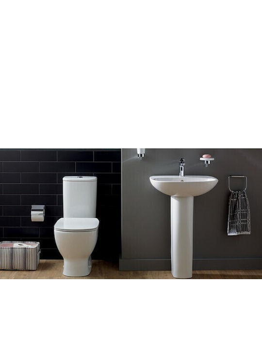Ideal Standard Tesi Silk Aquablade Floor-Standing Toilet and Flush White