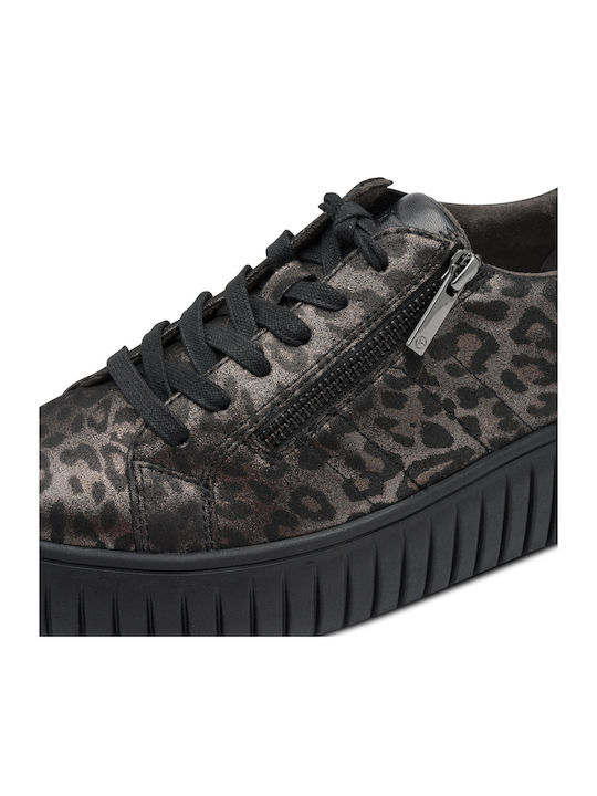 Damen Sneakers Leopard Met