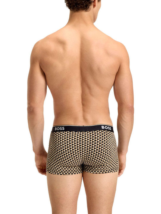 Men's Boxers Black-beige 3Pack