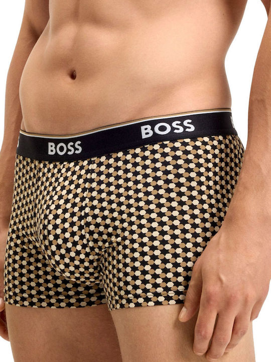Men's Boxers Black-beige 3Pack