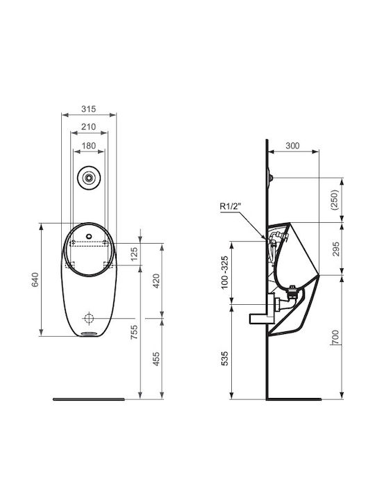 Ideal Standard I.life Urinal White