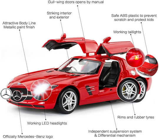 Mercedes-Benz Ferngesteuertes Auto 2WD Rot