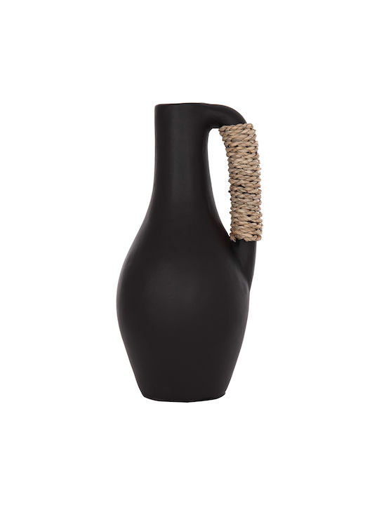 HomeMarkt Decorative Vase Cammer Black 18x18x39cm