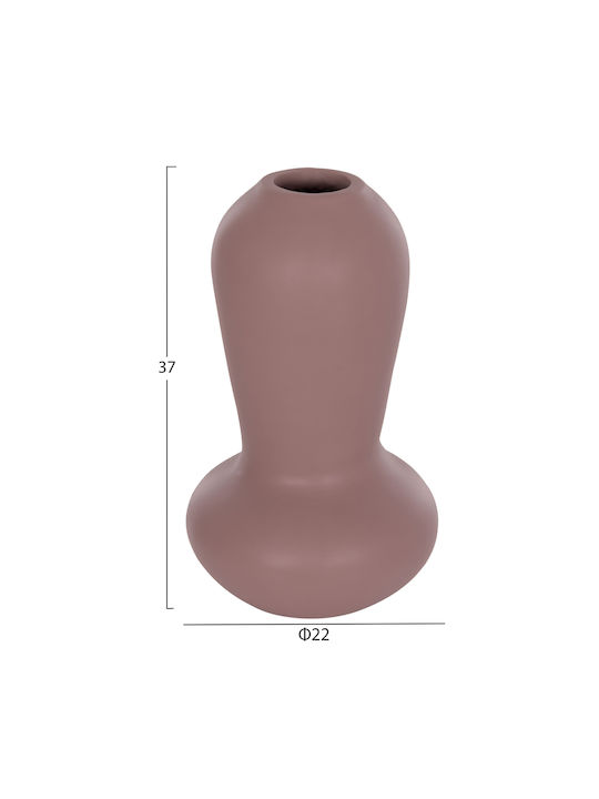 HomeMarkt Decorative Vase Ceramic Chelin Purple 22x37cm