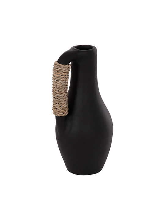 HomeMarkt Decorative Vase Cammer Black 18x18x39cm