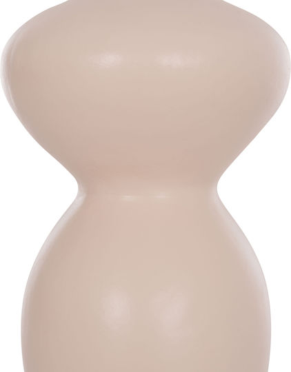 HomeMarkt Decorative Ceramic Vase Nelly Ecru Φ22xH35cm