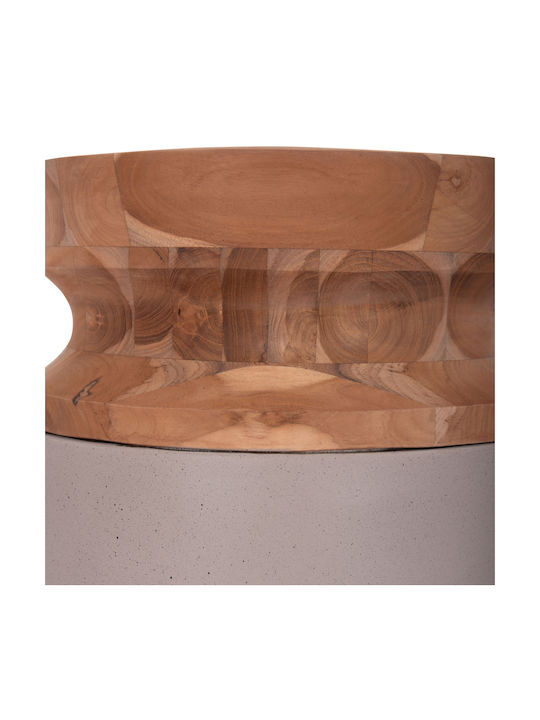 HomeMarkt Decorative Vase Linter Brown 34x13.5x60cm