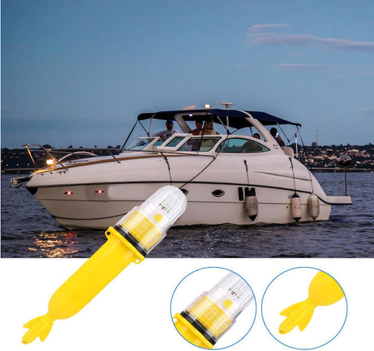 Led Αδιάβροχη Σπίθα Παραγαδιού 5 Smd Κίτρινο Ip68 Αισθητήρα Φωτός