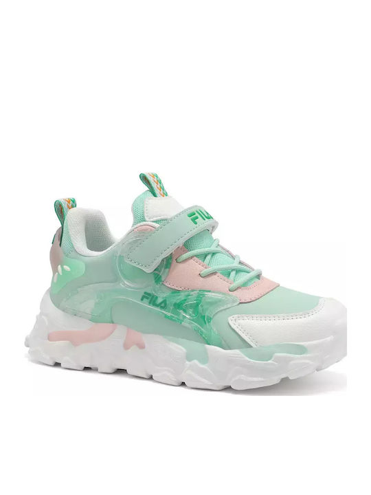 Memory Musha 2 V Kids Sneakers with Hoop & Loop Closure Turquoise