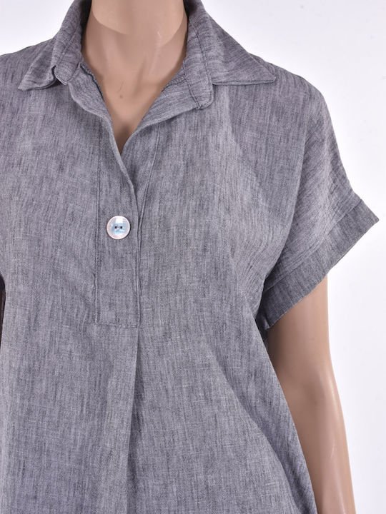 Women's Blouse Gray