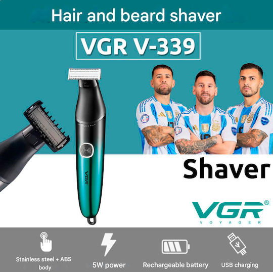 VGR V-339 Foil Electric Shaver Face / Body Rechargeable