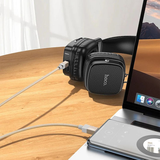 Hoco USB 2.0 Cable USB-C male - 3.5mm Μαύρο 1m 306329