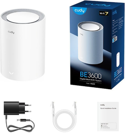 Cudy M3600 v1 WiFi Mesh Network Access Point Wi‑Fi 7 Dual Band (2.4 & 5GHz)