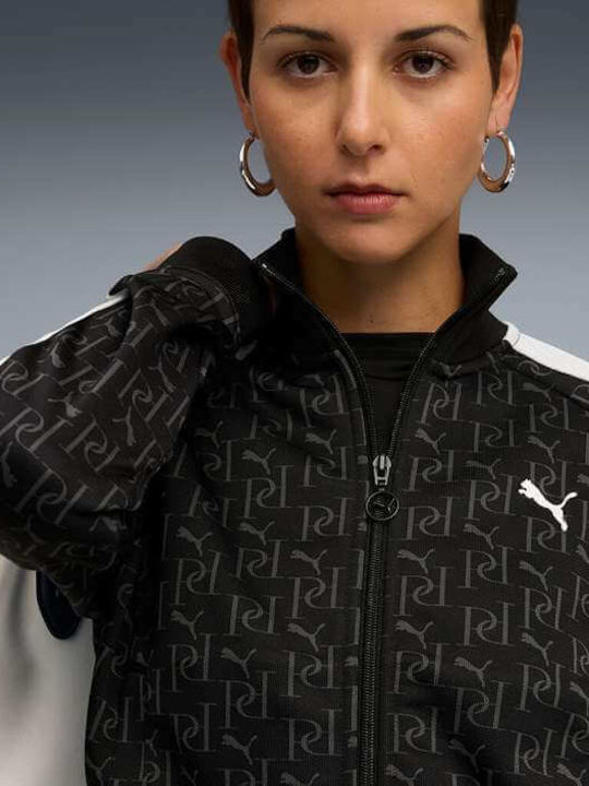 T7 Γυναικείο Track Jacket Μαύρο