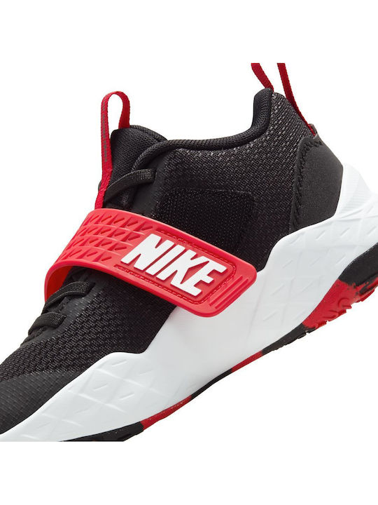 Team Hustle D 12 Kids Sports Shoes Basketball with Laces Black