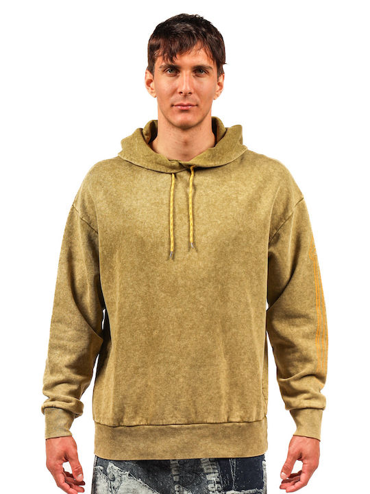 Sweatshirt mit Kapuze Khaki